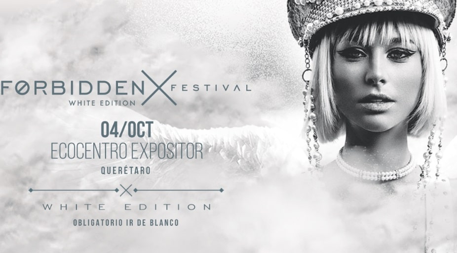 Cartel oficial de Forbidden Festival White Edition